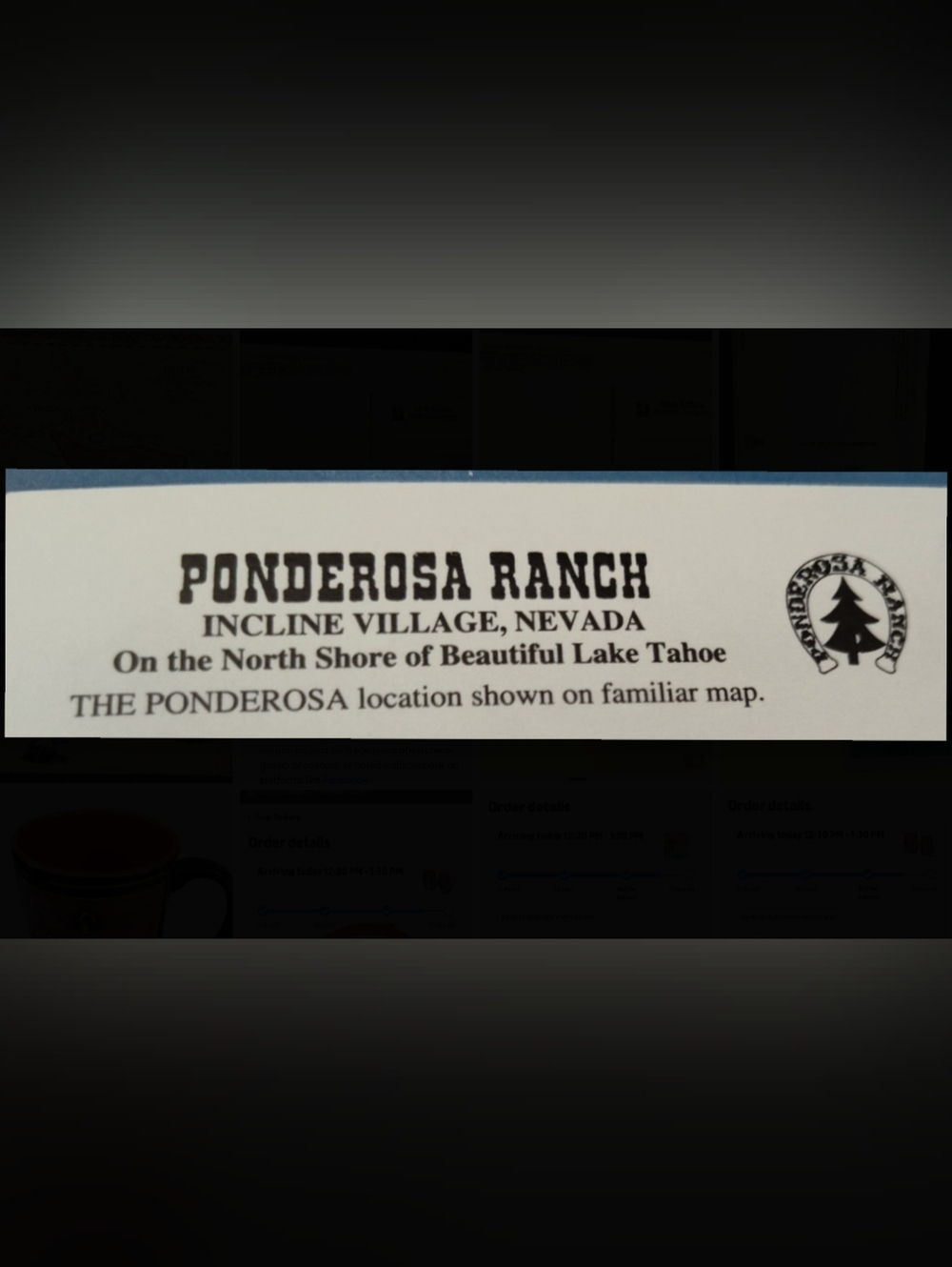 Postcard The Ponderosa Ranch Nevada Lake Tahoe Incline Village Bonanza Show - Picture 5 of 5